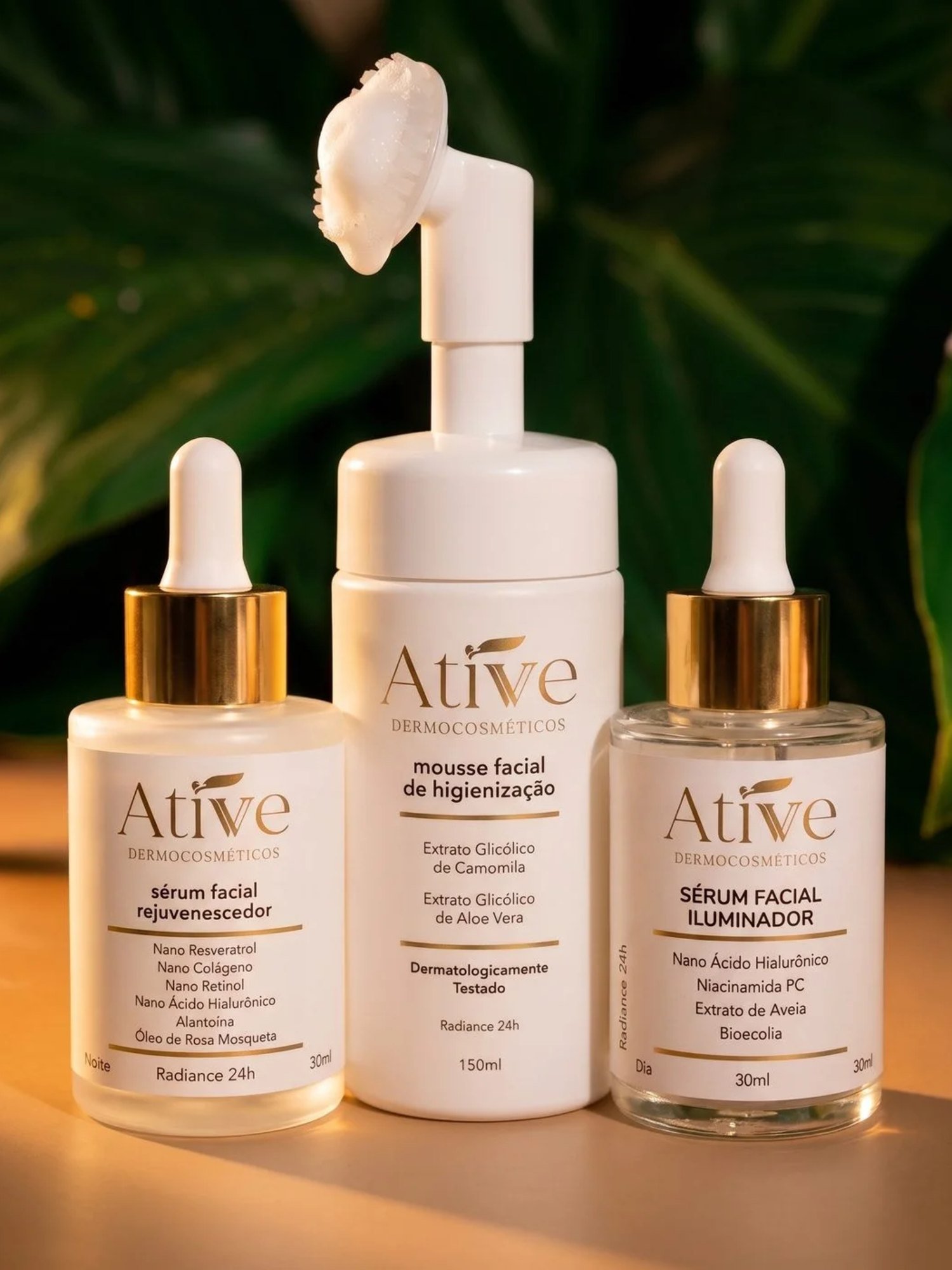 Kit Rotina Essencial da Ativve Dermocosméticos